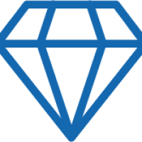 Un logo cu diamant albastru optimizat pentru SEO pret pe un fundal negru. Un logo cu diamant albastru optimizat pentru SEO pret pe un fundal negru.