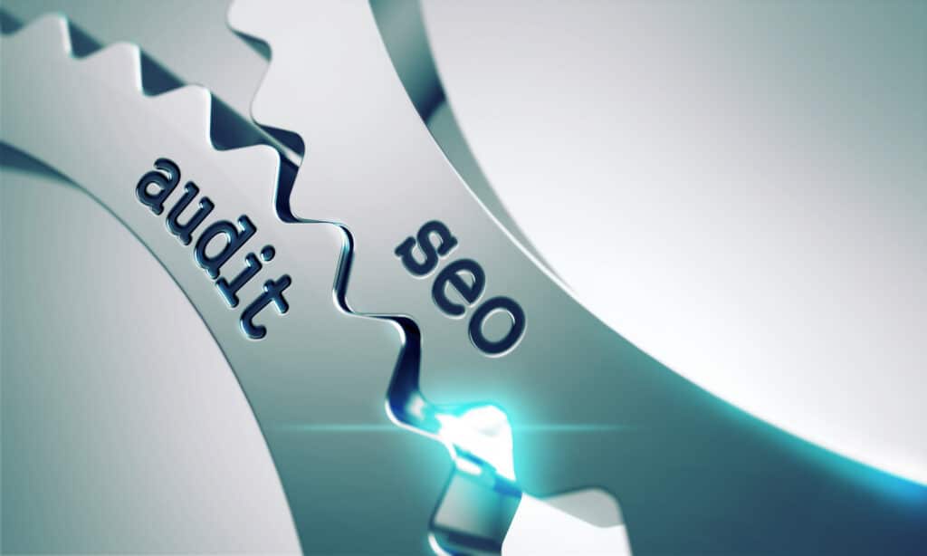 Două angrenaje de audit optimizate pentru Analiza SEO.